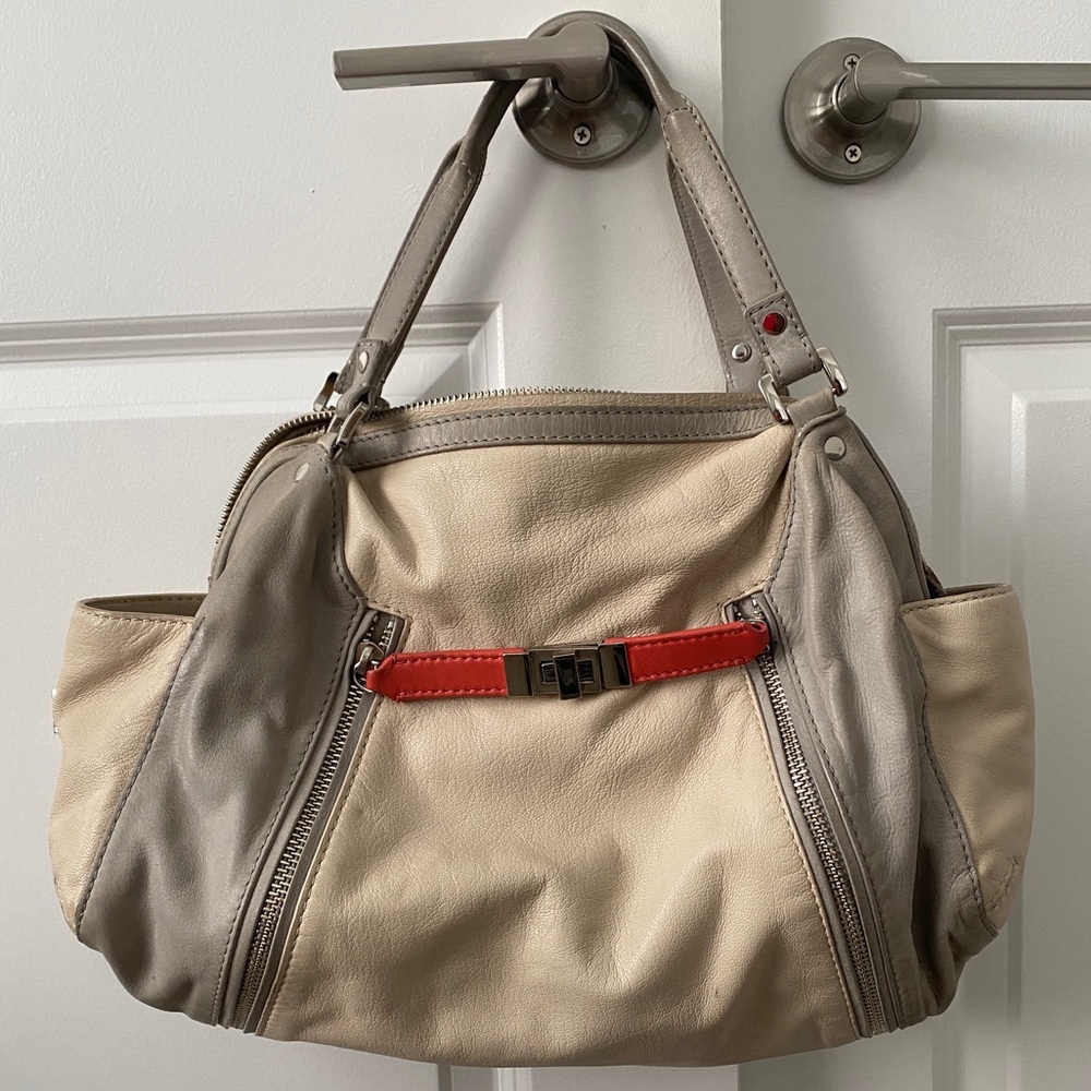 Botkier Turner Satchel-dove goatskin/cowhide